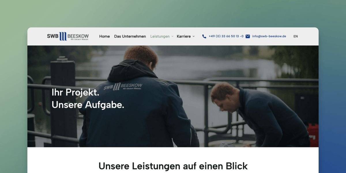 Fertigung Stahlwasserbau Beeskow