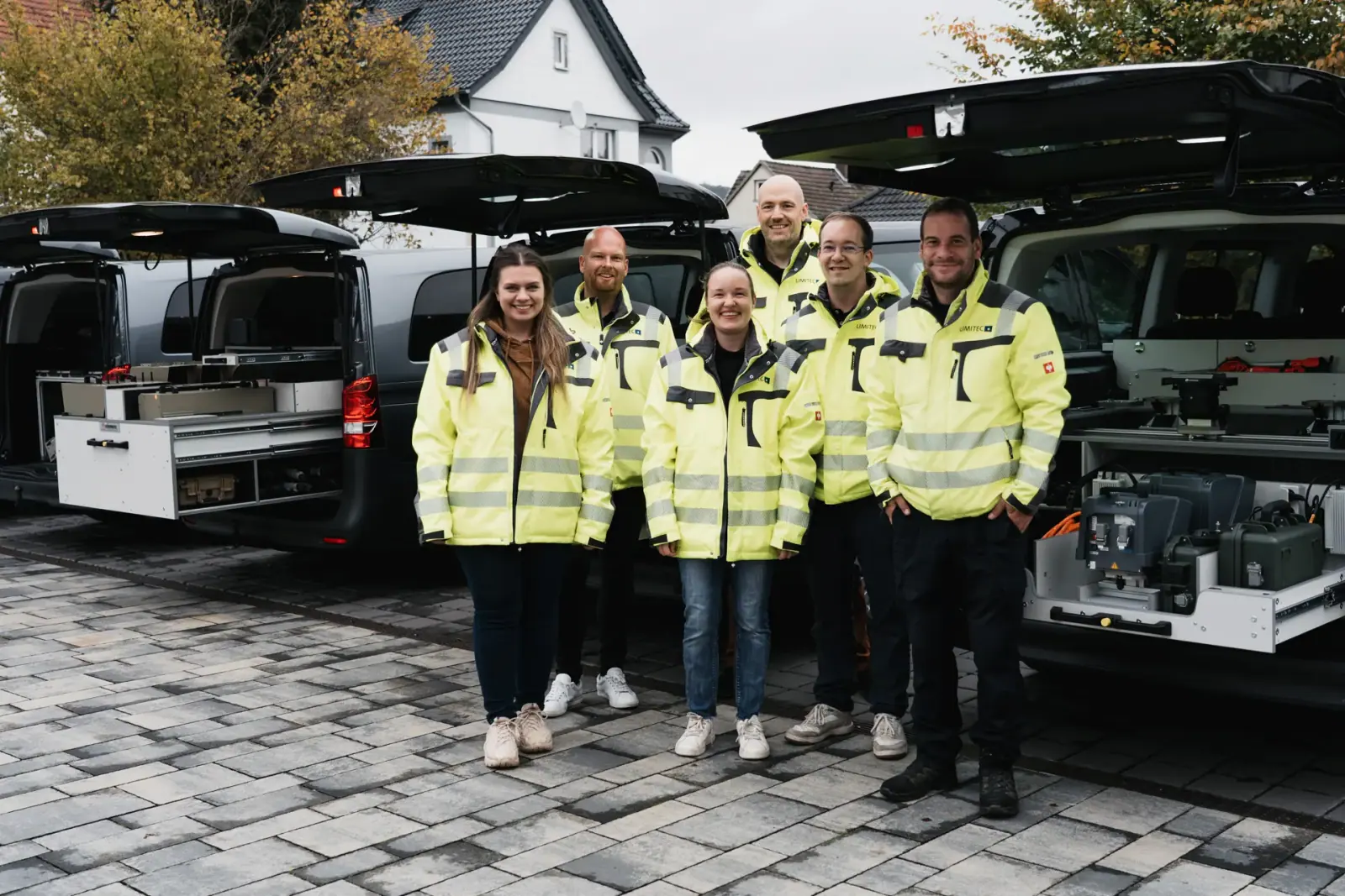 Das Limitec-Team bei der Arbeit