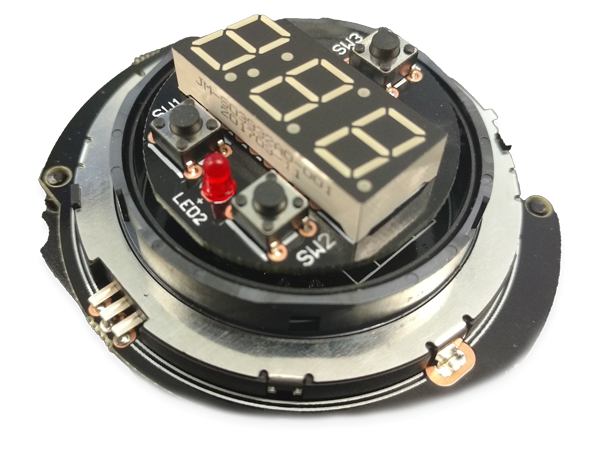 Bedienelement AT90-MDI (3D-Druck)
