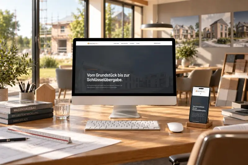 Website-Relaunch Fecke Gruppe (Mockup)