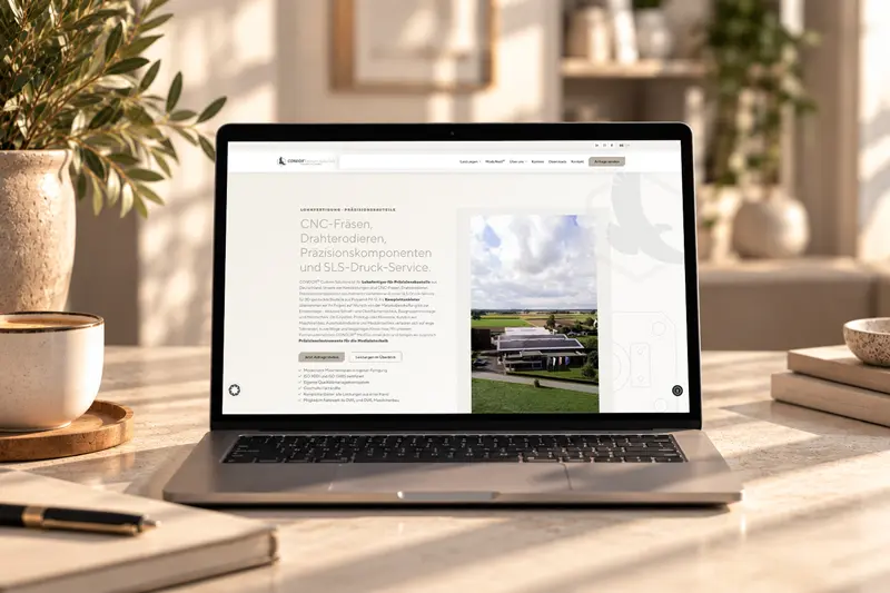 Website-Relaunch Condor Custom Solutions (Mockup)