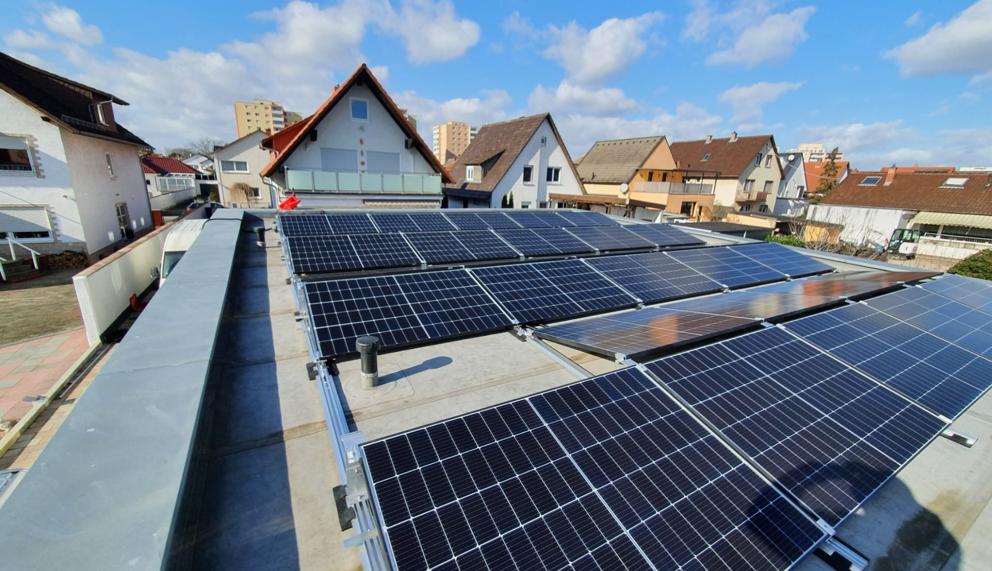 PV system commercial property Lampertheim, 16.2 kWp