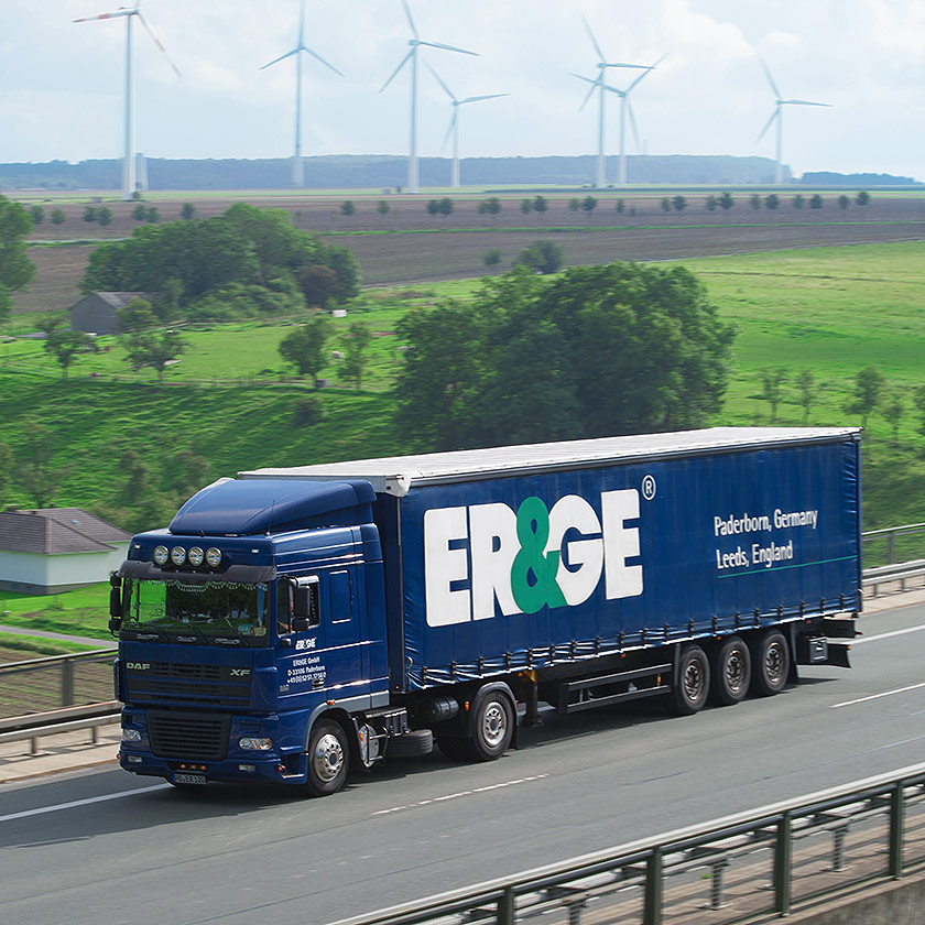 ER&GE LKW am Standort Paderborn