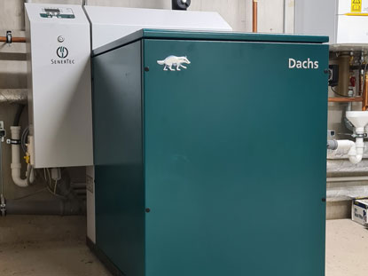 BHKW-Installation Aachen Campus
