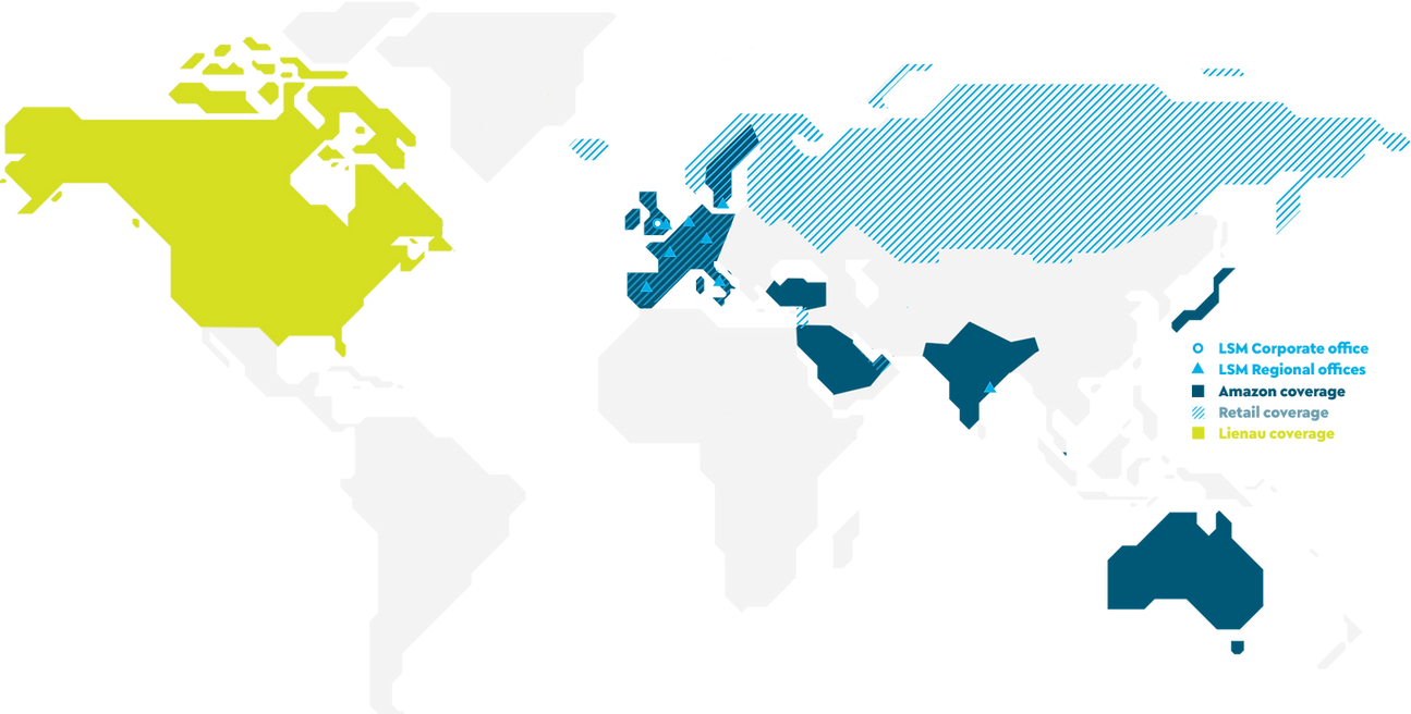 Abgedeckte Regionen