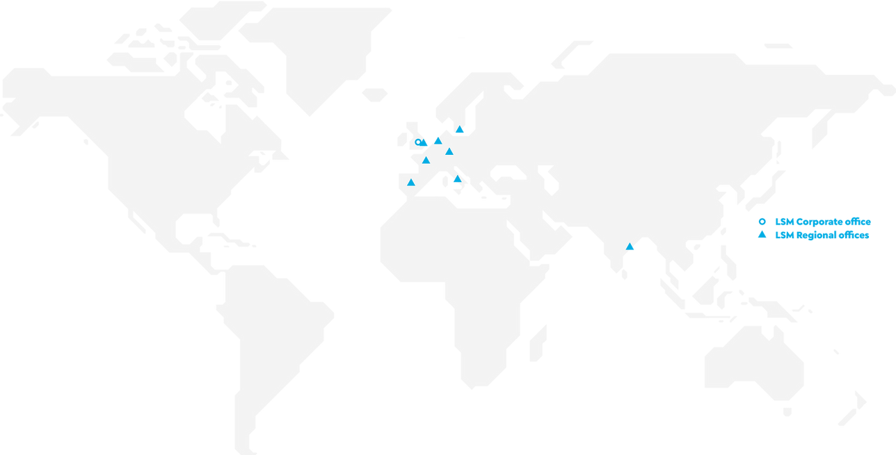Abdeckung von über 30 Ländern