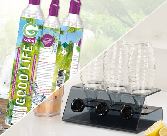 GOOD LIFE SODA CO2-Zylinder für Wassersprudler