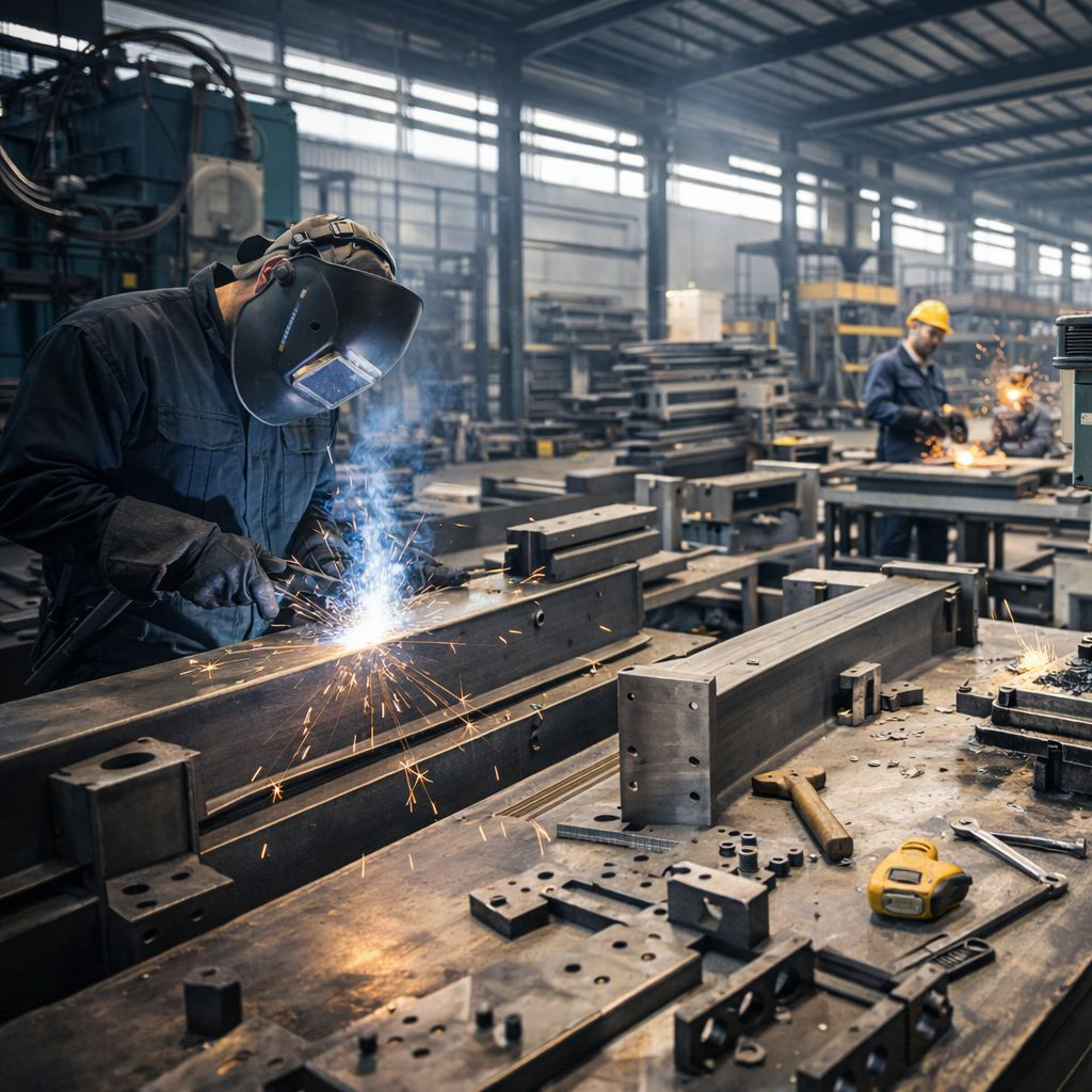 Metallkonstruktionen, Geländer und Zäune