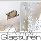Ganzglastüren aus gestaltetem Glas