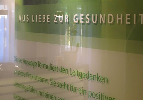 Glass Sign