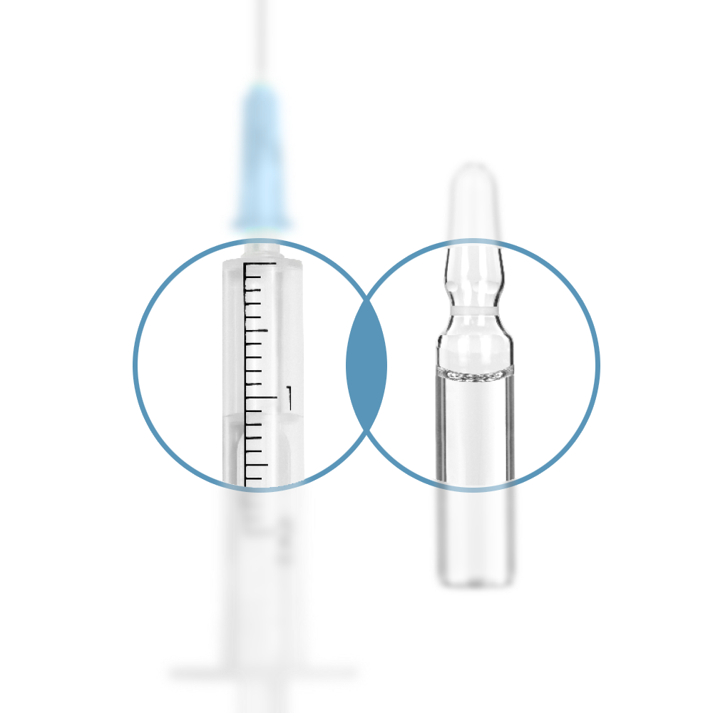 twin'tip-Ampulle (Glaspumpe)