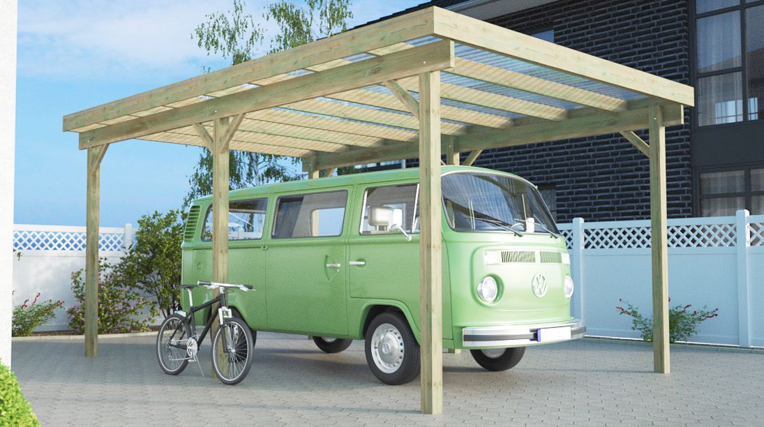 Carport aus Holz