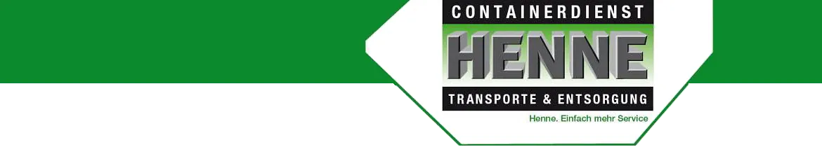 Logo Henne Containerdienst + Transporte GmbH