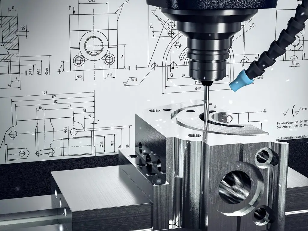 CNC-Frästeil (5-Achsen, bis 3000 × 1000 × 900 mm)