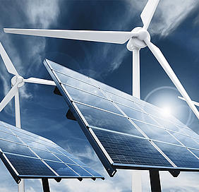 Wickelgüter für Wind- und Solarenergie