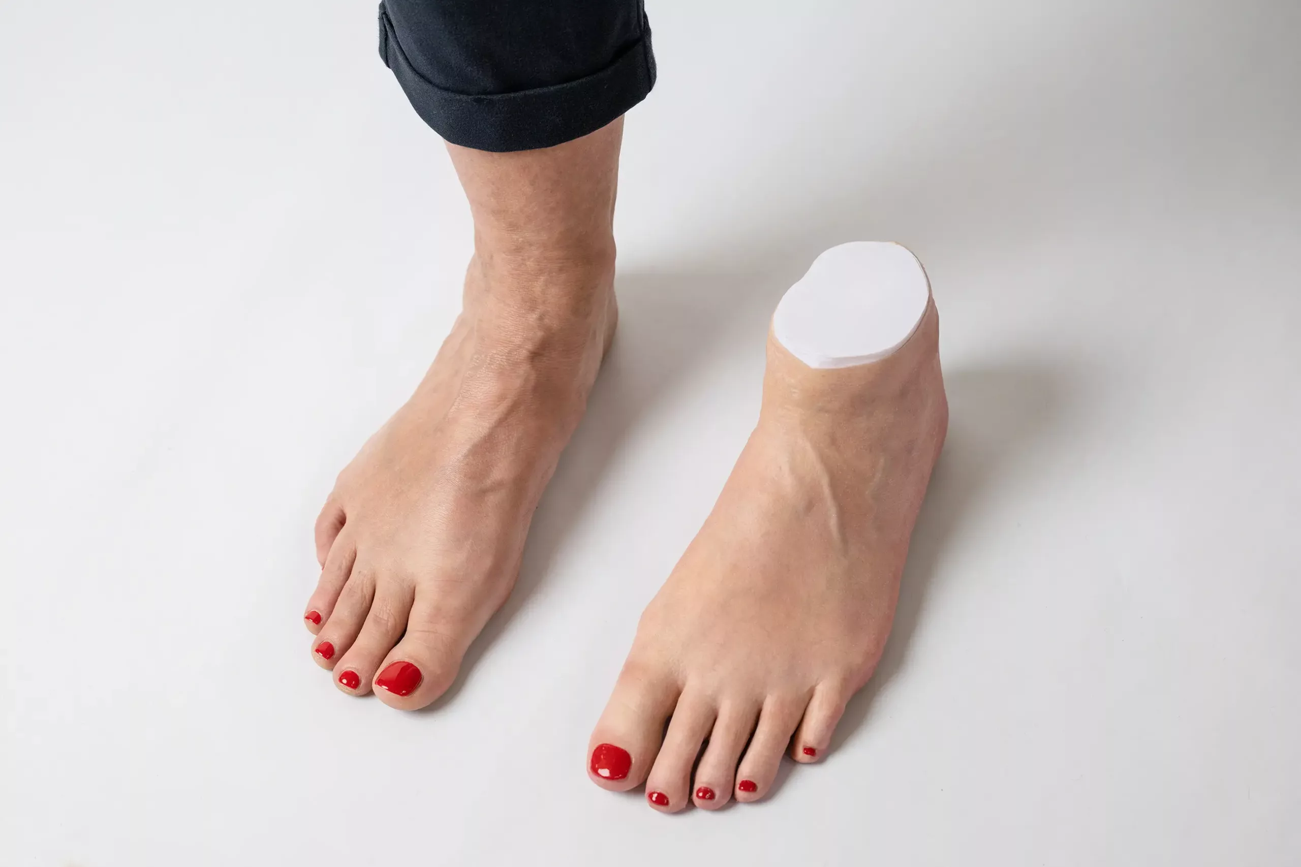 Detailaufnahme Prothesenhand