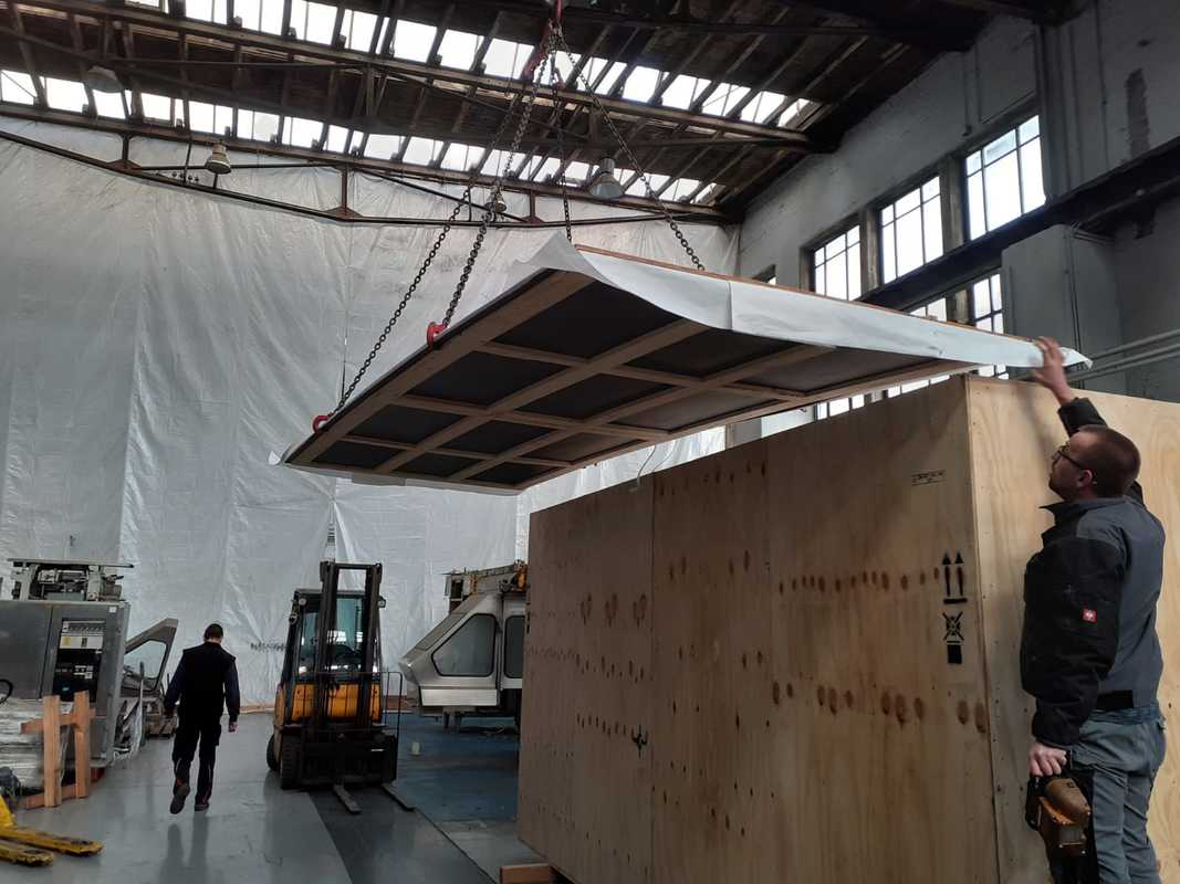 Maschinenexportverpackung (Holz/Aluminium)