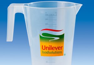 Laborprodukt mit Bedruckung