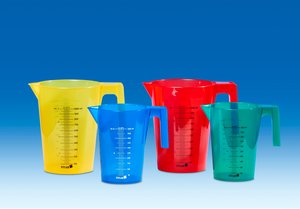 Bunte Messbecher