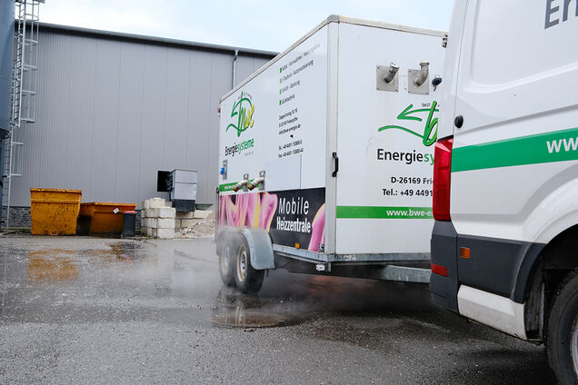 Mobile Heizzentrale (Miet-Service, bis 600 kW)