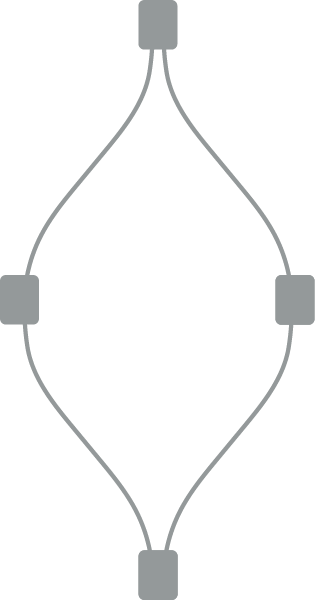 x-wire-Element in Silber