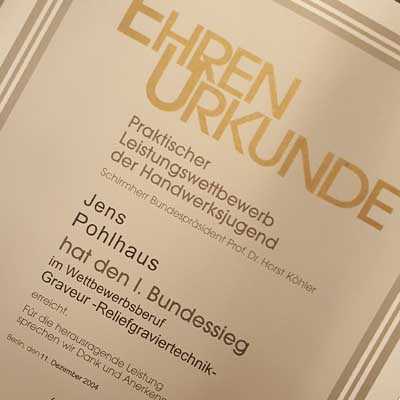 Bundessieger im Leistungswettbewerb