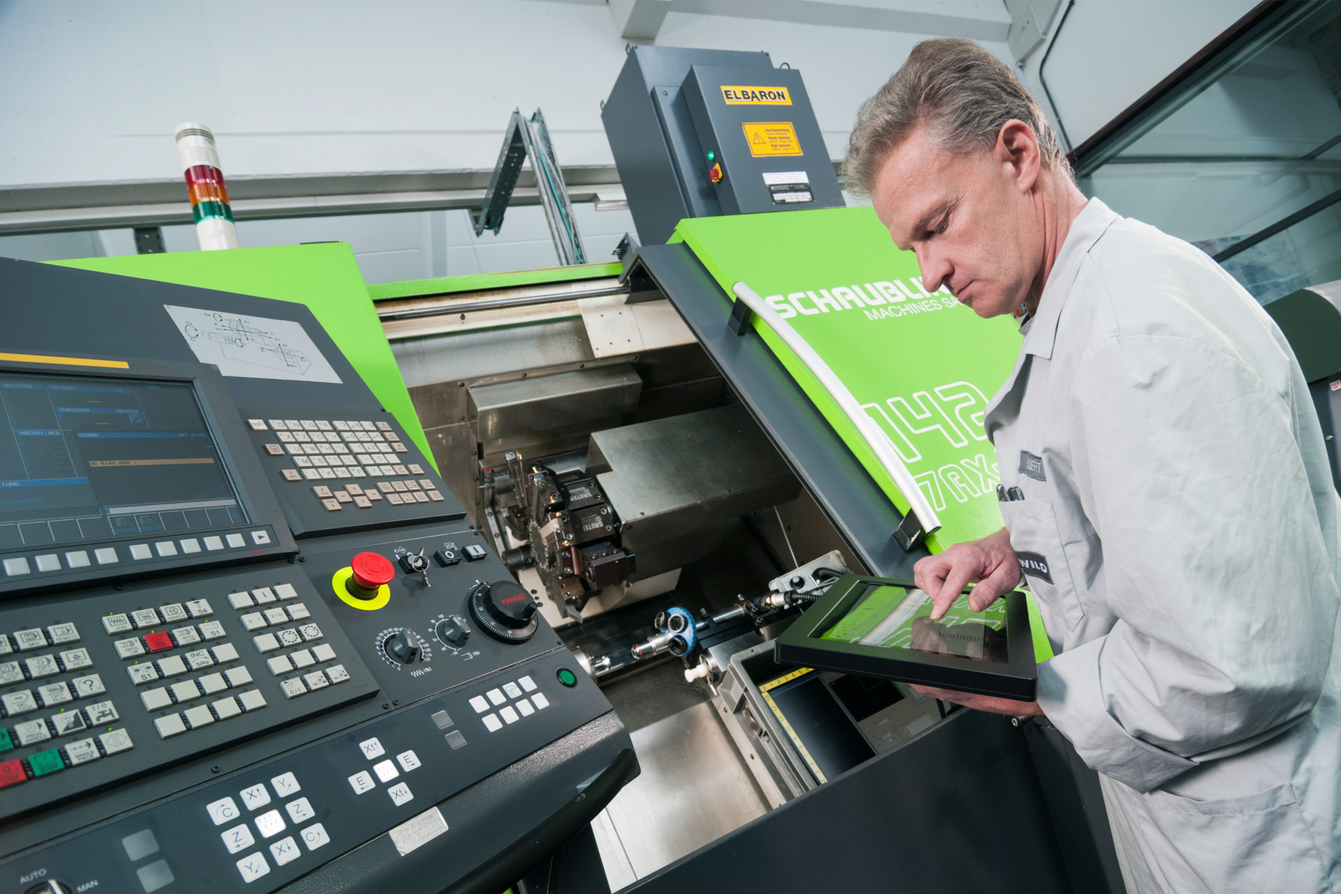 Maschinenpark der mechanischen Fertigung