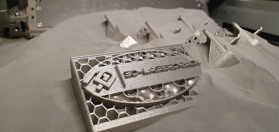 3D-gedrucktes Metallbauteil (Prototyp)