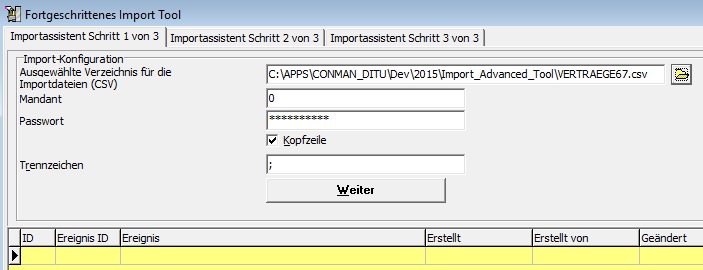 CSV-Import-Tool