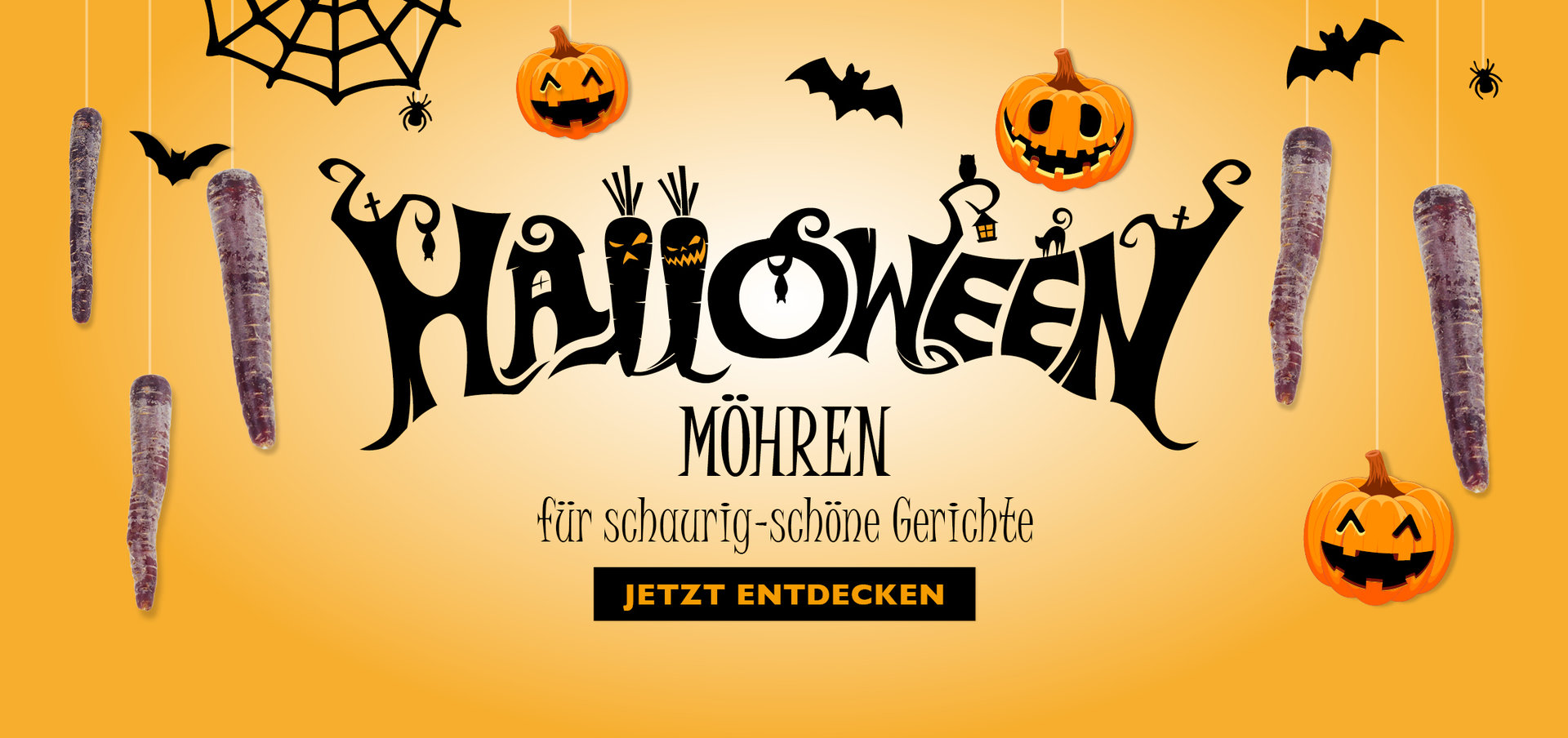 Halloween-Möhren