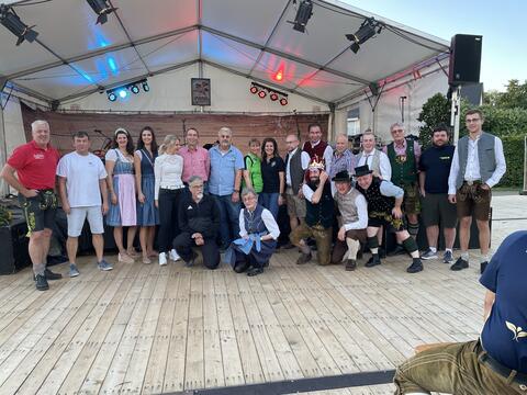 Gruppenfoto Juliusbräu Abend der Vereine 2023
