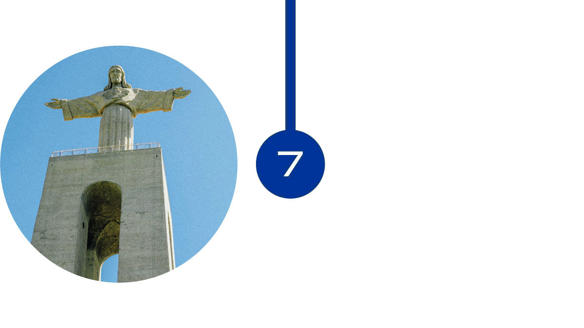 Cristo Rei – Sehenswürdigkeit an der Route