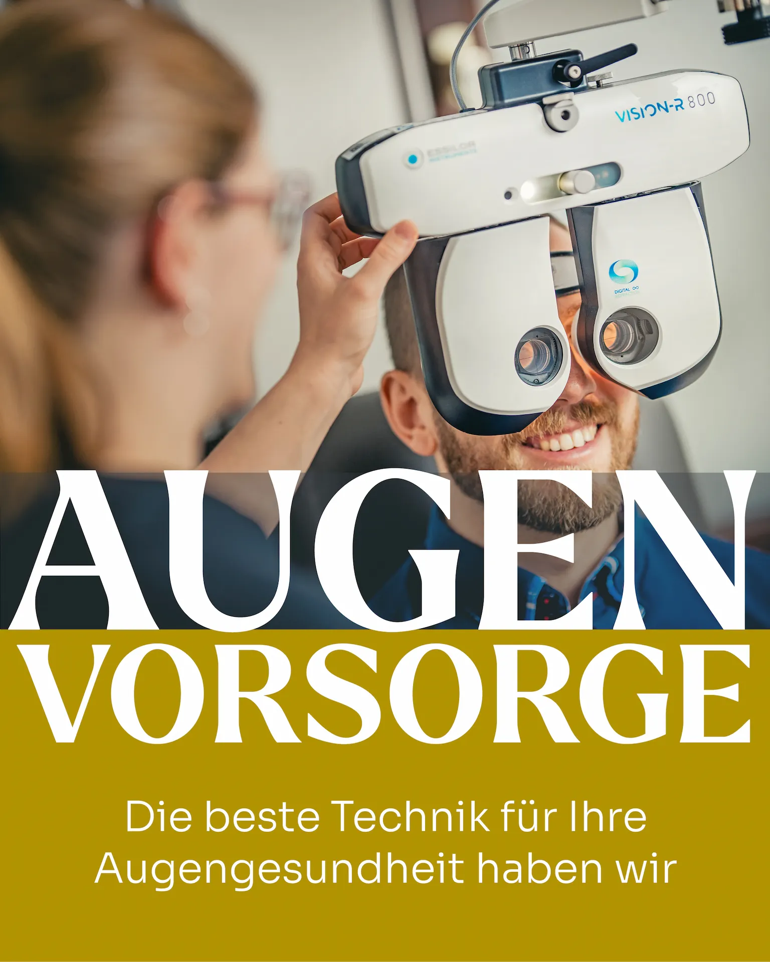 Augenvorsorge mit Vision-R 800 Gerät