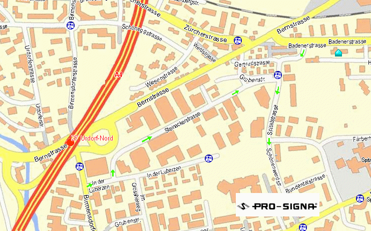 Site plan Urdorf