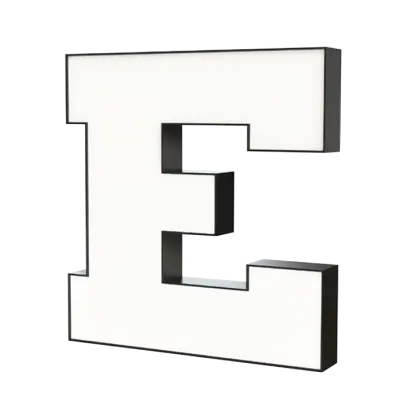 Leuchtbuchstaben (3D-Buchstaben, beleuchtet und unbeleuchtet)
