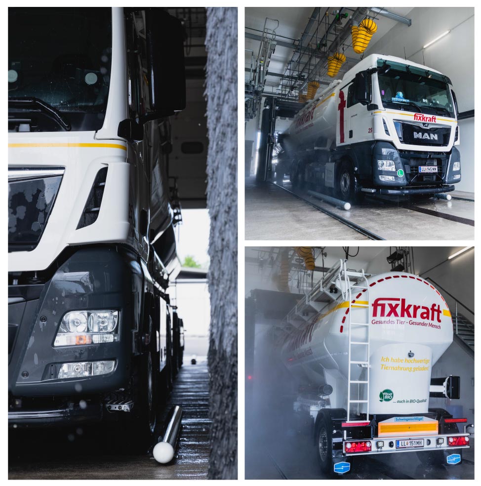 LKW-Waschanlage für Nutzfahrzeuge
