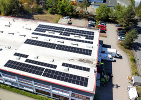 PV-Leichtmodule geklebt auf statisch unzureichendem Dach