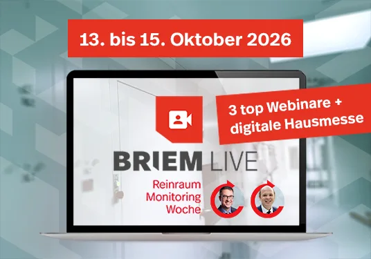 BRIEM LIVE – Reinraum-Monitoring-Woche