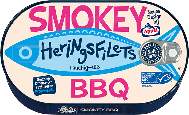 MSC herring fillets Smokey BBQ
