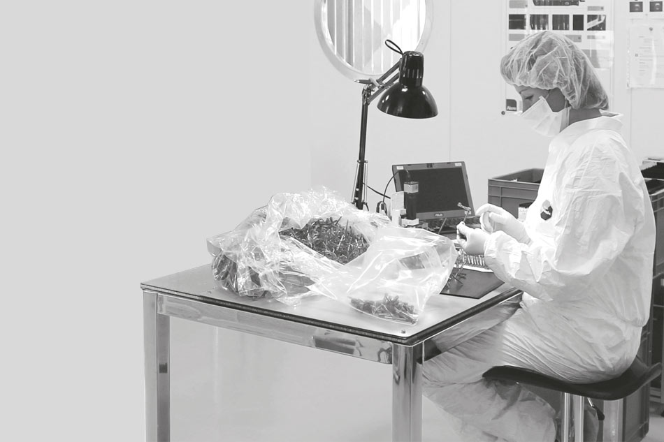 Reinraum-Produktion