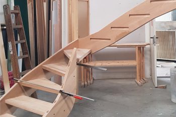 Treppenbau Arbeitsprozess