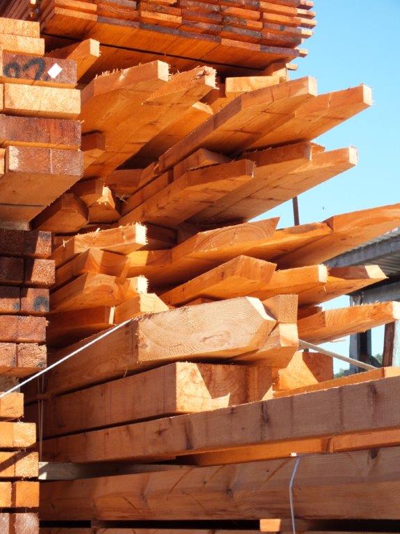 Finished construction timber