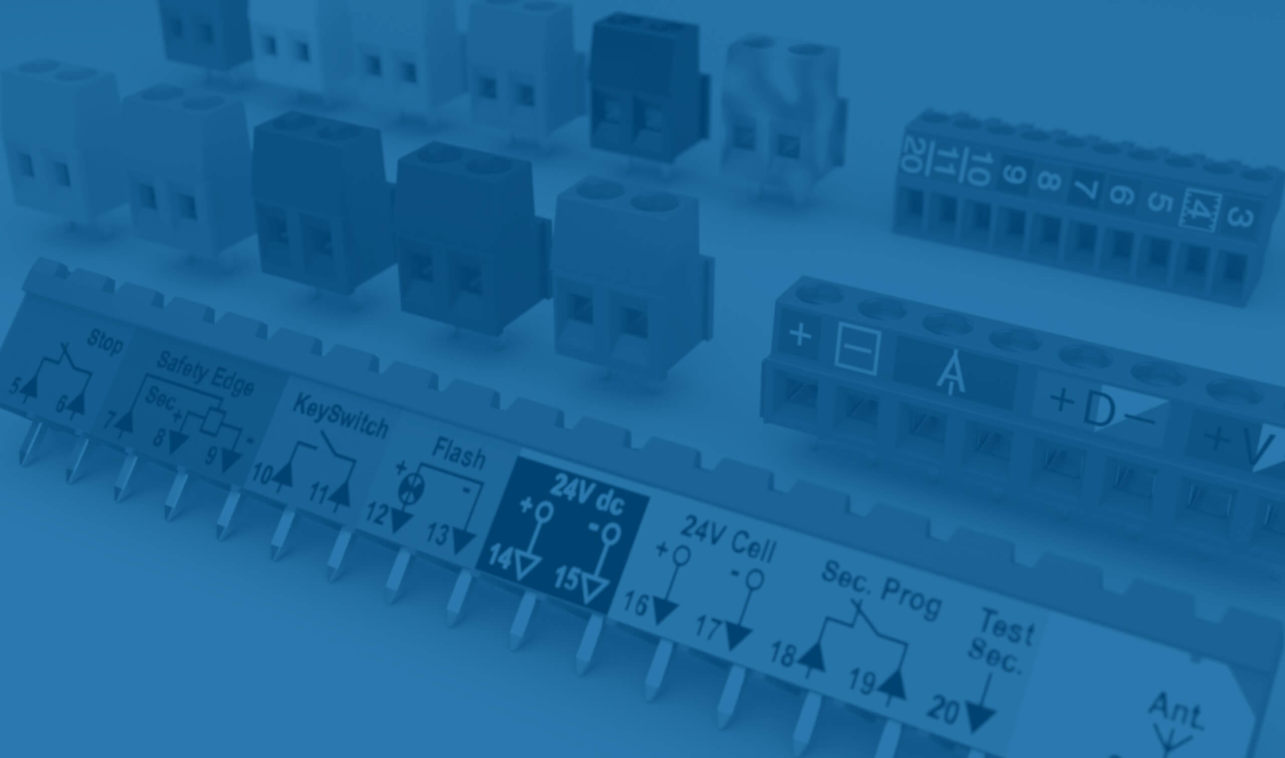 Terminalblock mit Slider