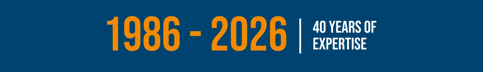 40 Jahre Erfahrung
