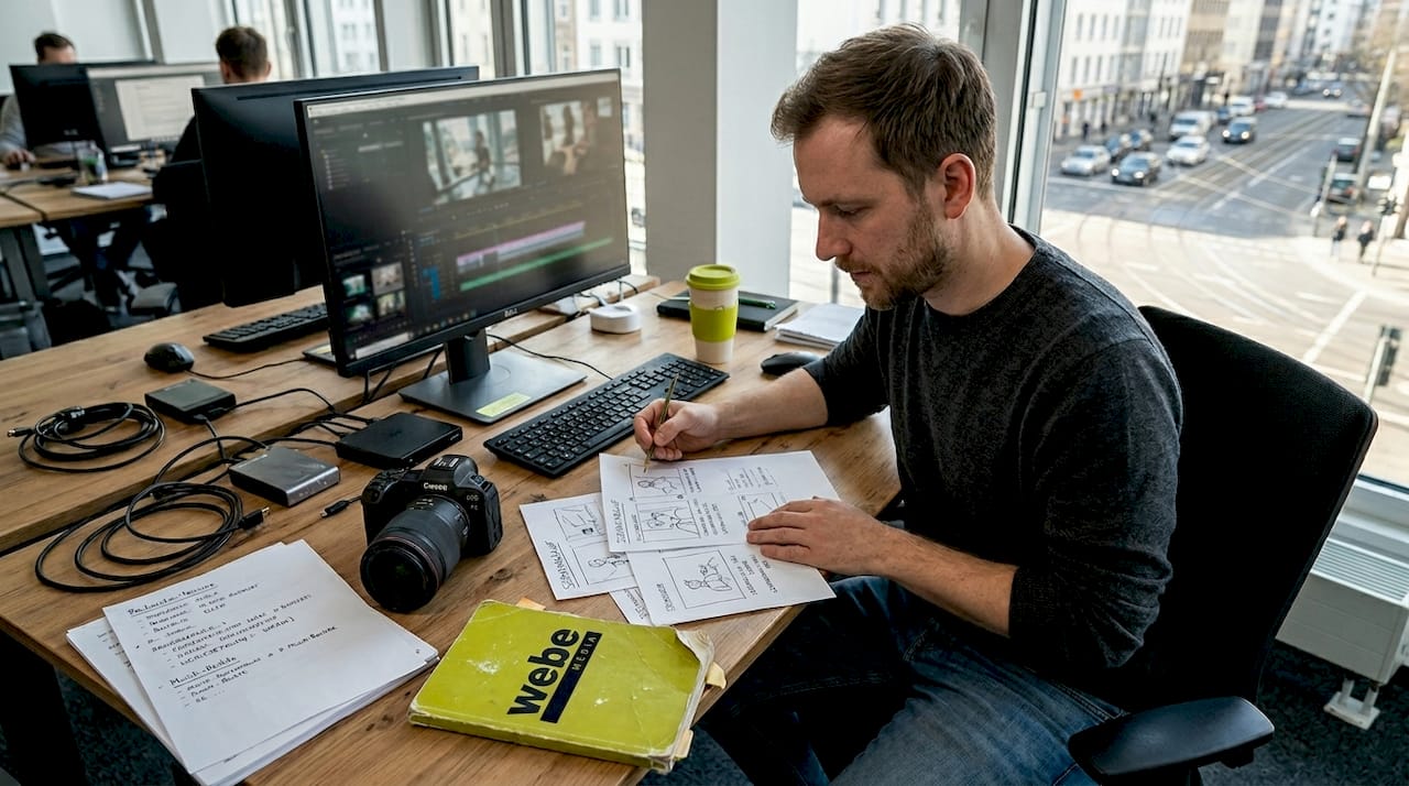 Videoproduktion Storyboard