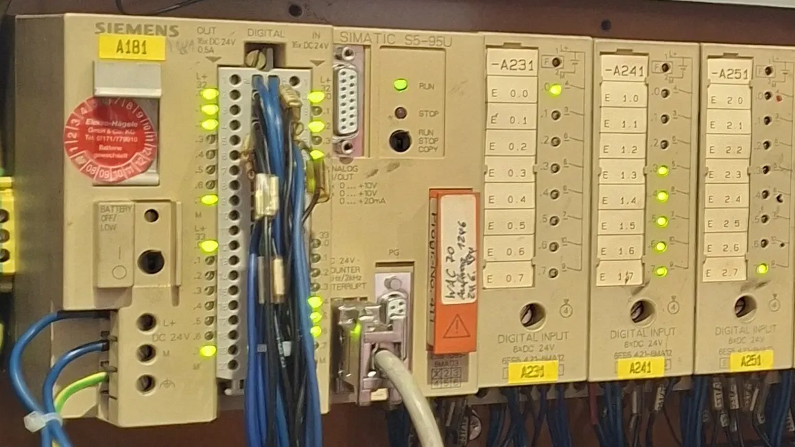 Siemens Alte S5 Steuerung