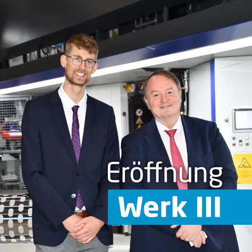 Eröffnung Werk III in Talbenden/Düren, Oktober 2025