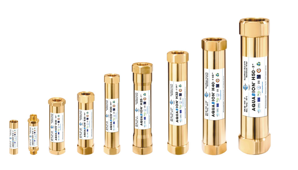 AQUABION® Kalkwandler Produktreihe