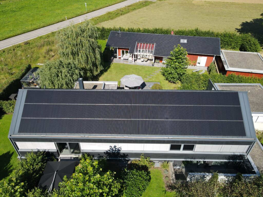 Luftaufnahme Fertiganlage