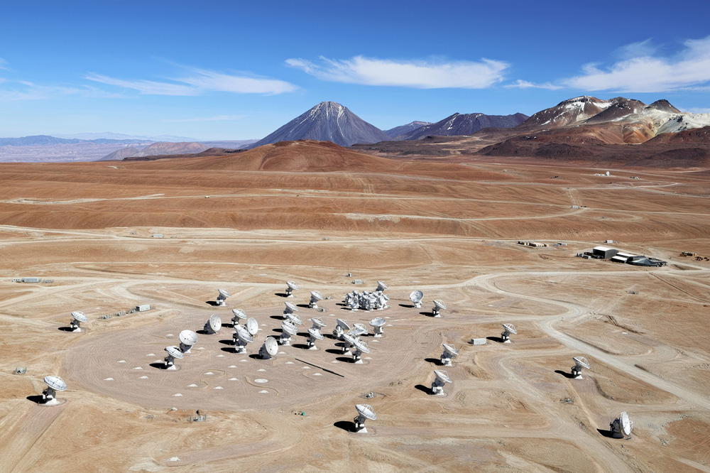 Helium-Rückgewinnungssystem für das ALMA-Radioteleskop